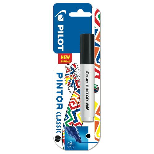 Pilot Pennarello indelebile Nero tratto Medio - 1,4 mm PINTOR 3802210