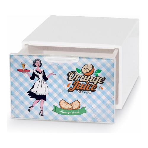 Domoliving Cassetto ordinatore Gasoline (15,5x20x10,5cm) QBOX DECO MINI Assortito QBM014
