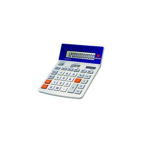 Olivetti Calcolatrice da tavolo SUMMA 60 White e Blue