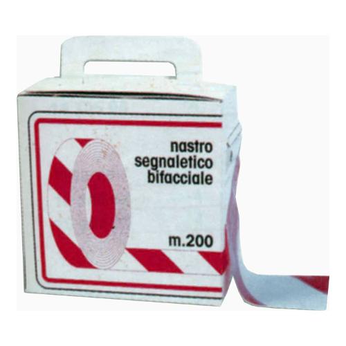 Nespoli Nastro segnaletico Non Adesivo 7cm x 200m Bianco e Rosso NOM3803200