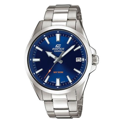 Casio Orologio EDIFICE Classic Blue e Silver EFV 100D 2AVUEF