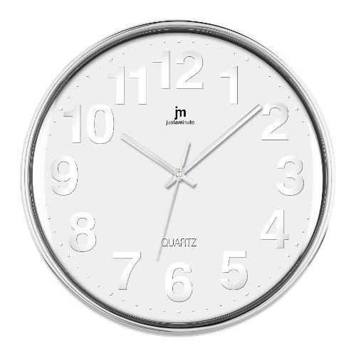 Lowell Orologio da parete (35,5cm) JUSTAMINUTE Bianco 00816B