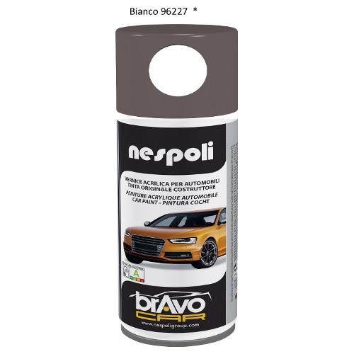 Nespoli Smalto carrozzeria Spray BRAVO CAR Bianco 96227 bomboletta 150 ml N771S96227