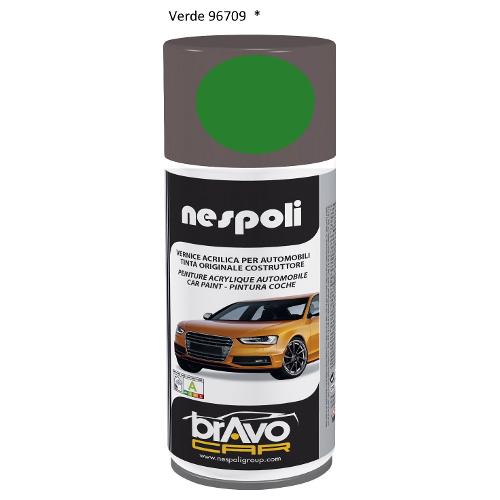 Nespoli Smalto carrozzeria BRAVO CAR Verde 96709 bomboletta 150 ml N771S96709