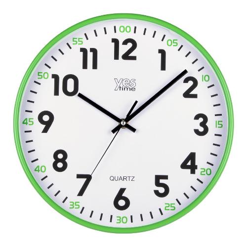 Lowell Orologio da parete (30cm) YES TIME Verde 00720YV