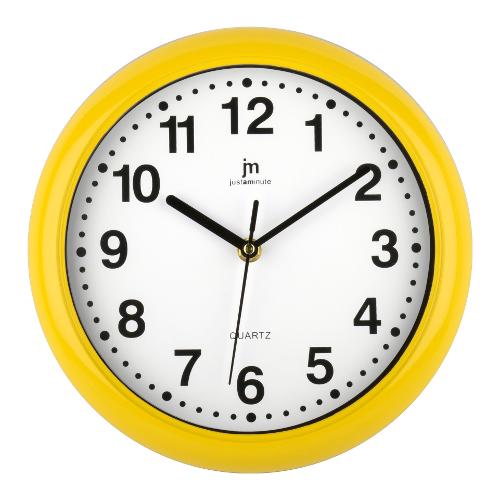 Lowell Orologio da parete (25cm) JUSTAMINUTE Giallo 00710Y