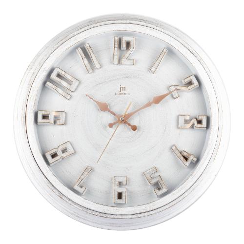 Lowell Orologio da parete (40cm) JUSTAMINUTE Bianco antico 00825B