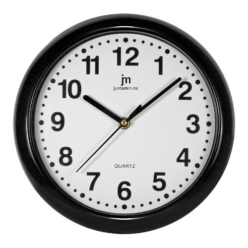 Lowell Orologio da parete (25cm) JUSTAMINUTE Nero 00710N