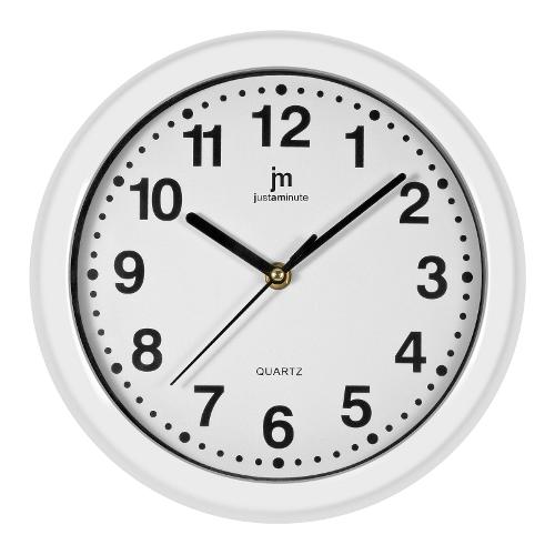 Lowell Orologio da parete (25cm) JUSTAMINUTE Bianco 00710B