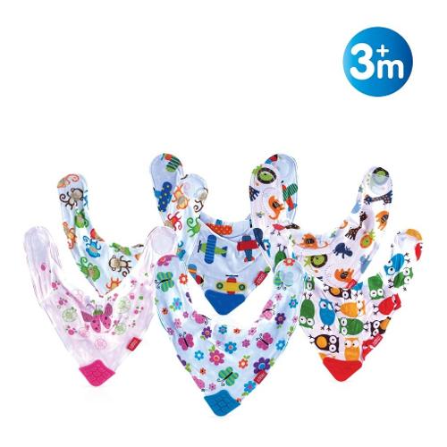 Nuby Bavaglino bandana con massaggiagengive Assortito ID4290
