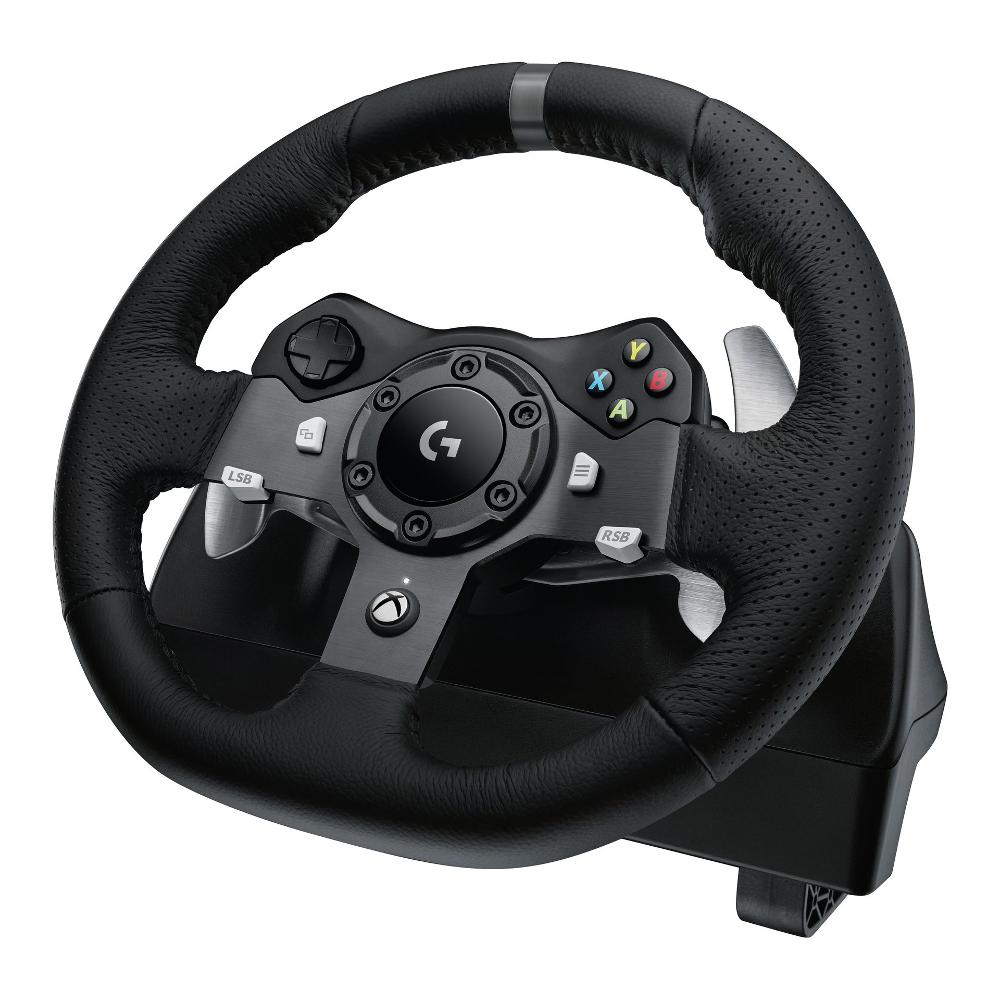 Volante e pedaliera simulatore guida G SERIES G920 Driving Force Black 941  000123