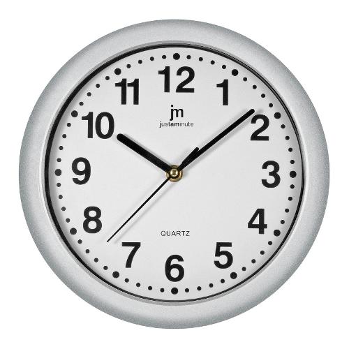 Lowell Orologio da parete (25cm) JUSTAMINUTE Silver 00710S