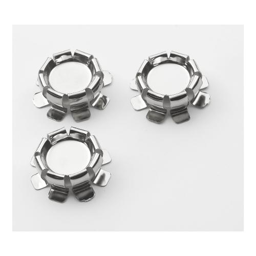 Pedrini Set tappi bottiglia 3 pz ermetici LILLO Cromo 199
