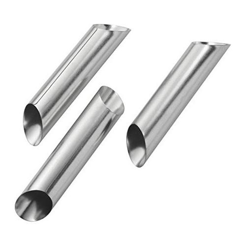 Pedrini Set stampi Inox Pasticceria 3 pz Cannoli (2,5x13cm) 0127 4