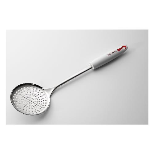 Pedrini Schiumarola Inox (11,3x39,5cm) LILLO NEW Cromo e Bianco 602