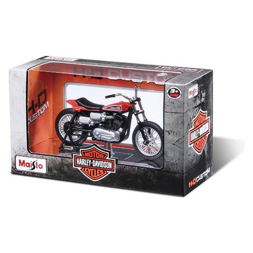 Maisto Moto stradale scala 1:18 HARLEY DAVIDSON Rosso e Nero 34360