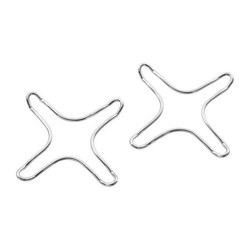Pedrini Set riduttori fornello 2 pz Cromo lucido 0160 8