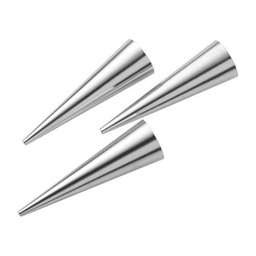 Pedrini Set stampi Inox Pasticceria 3 pz Cannoncini Mignon (3,5x12cm) 0094 4