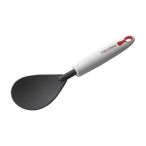 Pedrini Pala riso a servire Plastica (28cm) LILLO NEW Bianco e Grigio scuro 0631
