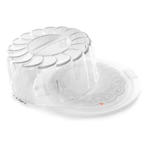 Snips Porta torta (39x34,5cm) con coperchio CAKE DESIGN Bianco 000161