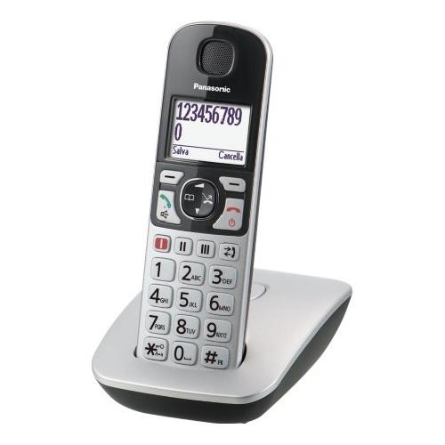Panasonic Cordless Singolo Dect Argento KX TGE510JTS