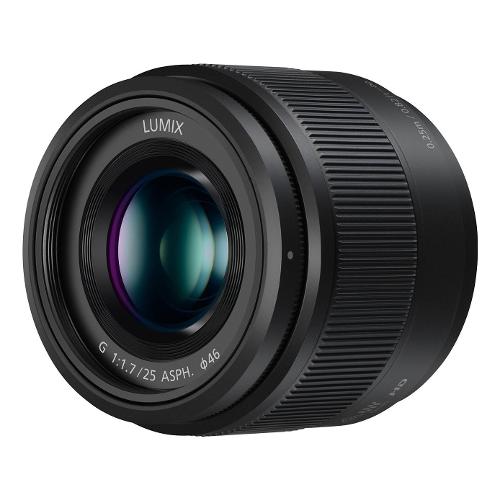 Panasonic Focale fissa G SERIES Lumix G 25mm F1.7 Asph Black H H025E K