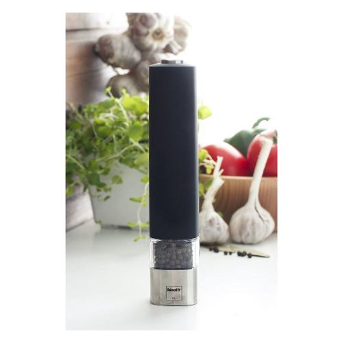 Bisetti Macina pepe (4x4x20cm) Elettrico Nero 962