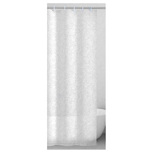 Gedy Tenda doccia in plastica PRISMA (120x200 cm) Bianco TVI 1350 1230