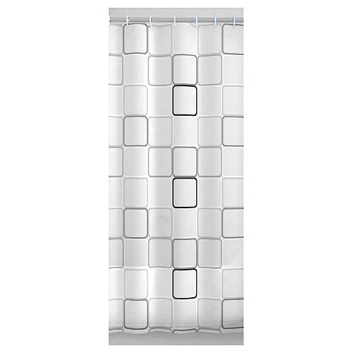 Gedy Tenda doccia in plastica DOMINO (120x200 cm) Grigio TVI 1329 1230