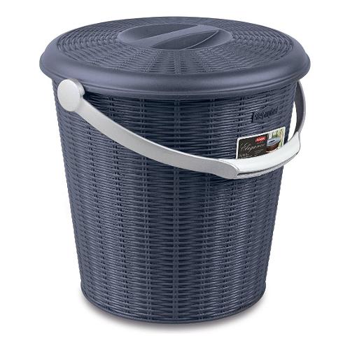 Stefanplast Pattumiera (10L) ELEGANCE Blu navy 29604