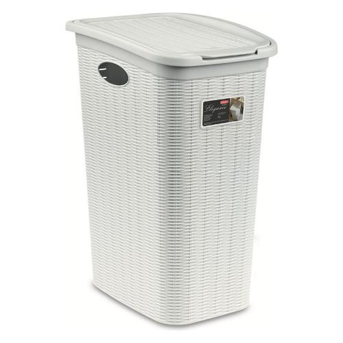 Stefanplast Porta biancheria Plastica (36Lt) ELEGANCE Bianco 30500