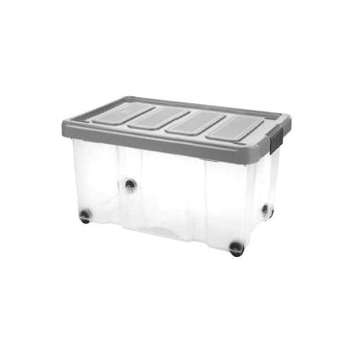 Tontarelli Contenitore (60L) con ruote PUZZLE BOX Grafite 8035640AK5