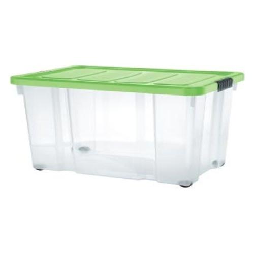 Tontarelli Contenitore (43L) con ruote PUZZLE BOX Verde gemma 8035636AI9