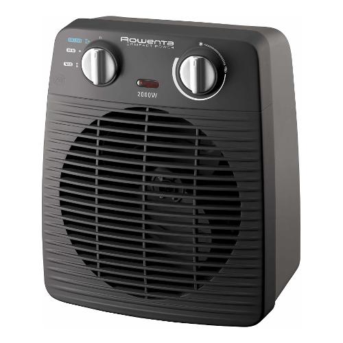 Termoventilatore MINI EXCEL Eco Safe Nero e Grigio 2000W SO9266F0