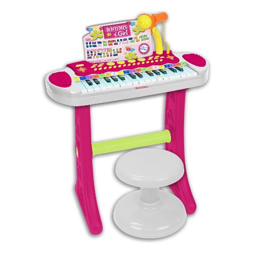 Bontempi Pianola 31 Tasti con Gambe e Sgabello I GIRL 13 3672