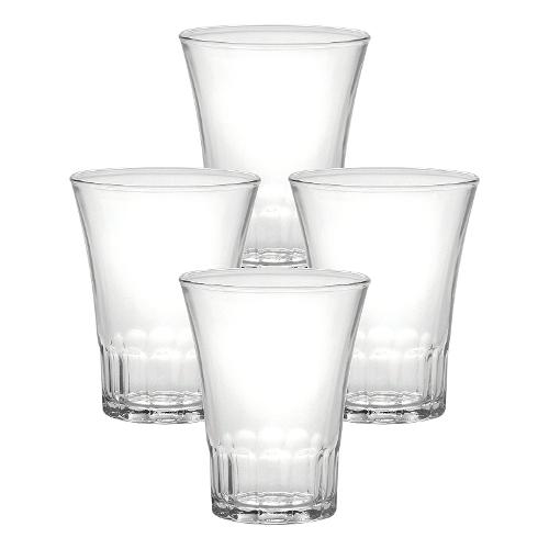 Duralex Set bicchieri Liquore 4 pz Vetro temperato (70ml) AMALFI Trasparente