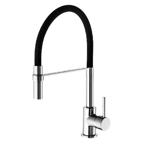 Idro Bric Miscelatore lavello doccetta estraibile WINTER Cromo e Nero SCARUB0703NE