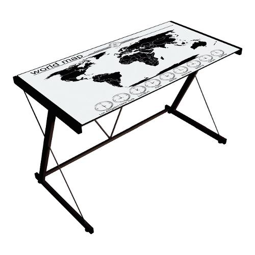Yes Everyday WORLD Scrivania Bianco e Nero (120cm) Mobile KIT