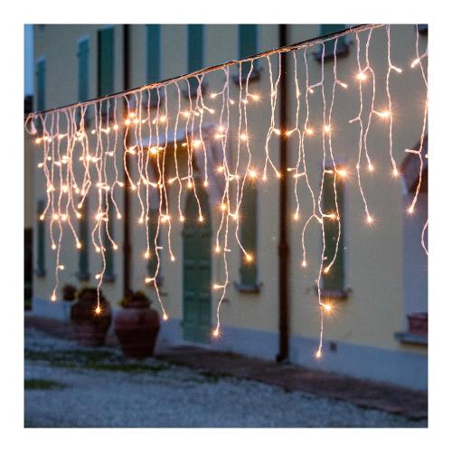Lotti Tenda luminosa Ice Light Led con Gioco Luce (427x70 cm) nr 186 luci Bianco caldo 44913