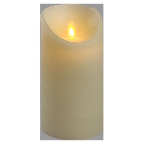 Lotti Candela led (7,5x15cm) effetto fiamma Avorio 44296