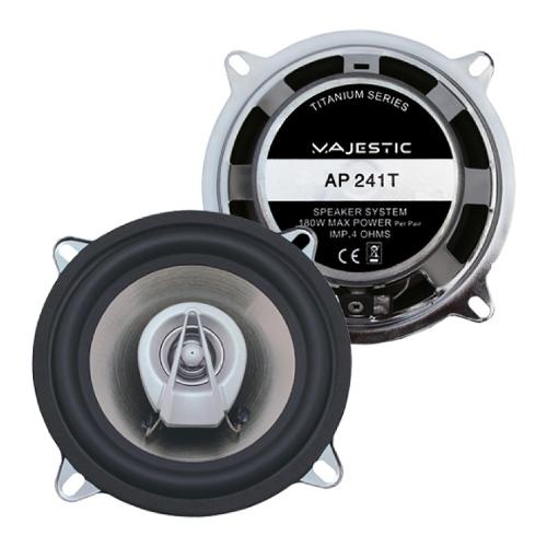 Majestic Altoparlanti auto SERIE TITANIUM Ap 241T Silver e Black 13 cm 040241 180W