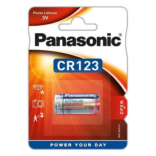 Panasonic Batteria CR123 Litio 1pz CR 123AL 1BP