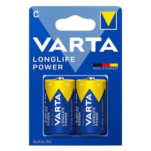 Varta Batteria Mezza Torcia C Alcalina LONGLIFE POWER 2pz 04914121412
