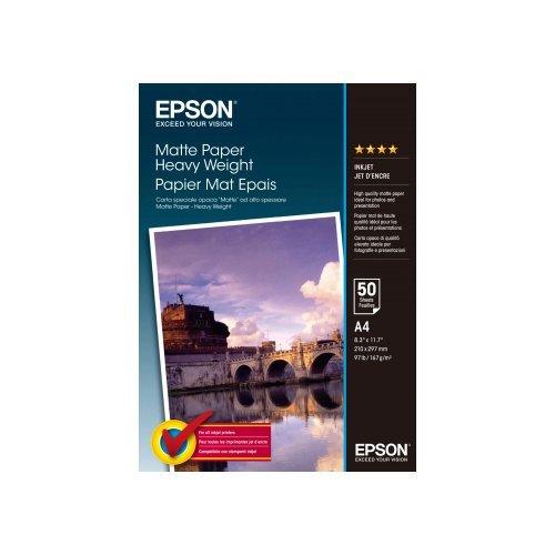 Epson Carta fotografica A4 50pz Matte Paper Heavy Weight C13S041256