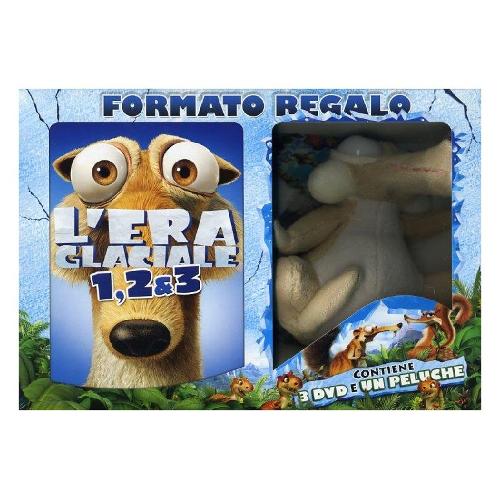 20th Century Fox DVD Era Glaciale La Trilogia (3 Dvd+Peluche Scrat) - Carlos Saldanha, Chris Wedge 42387DG