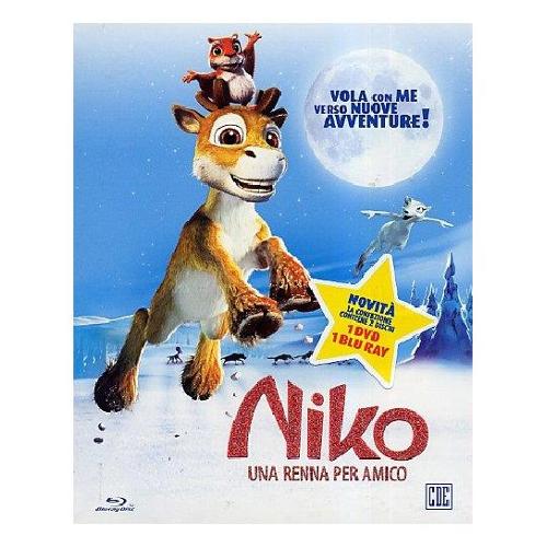 Eagle Pictures Blu Ray Niko Una Renna per Amico (Blu Ray+Dvd) - Michael Hegner, Kari Juusonen 27517