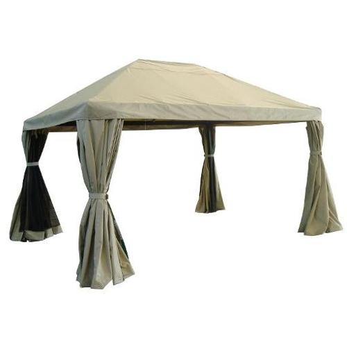 Amicasa Gazebo alluminio MILANO Beige (4x3mt) G1