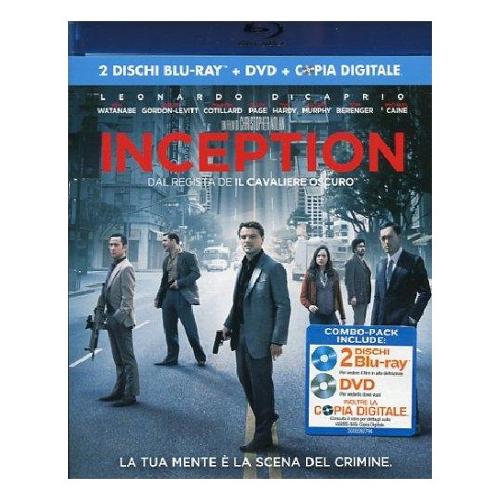 Warner Entertainment Blu Ray Inception (2 Blu Ray+Dvd+Copia Digitale) - Christopher Nolan 1000180440