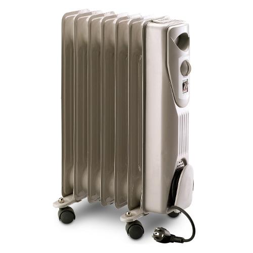 Pleinair International Radiatore 40m³  HOLLY 7 elementi Grigio 1507 1500W