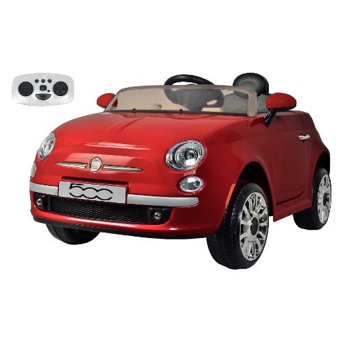 Globo Auto elettrica Fiat 500 12V R C (110cm) SPIDKO Rosso 38955